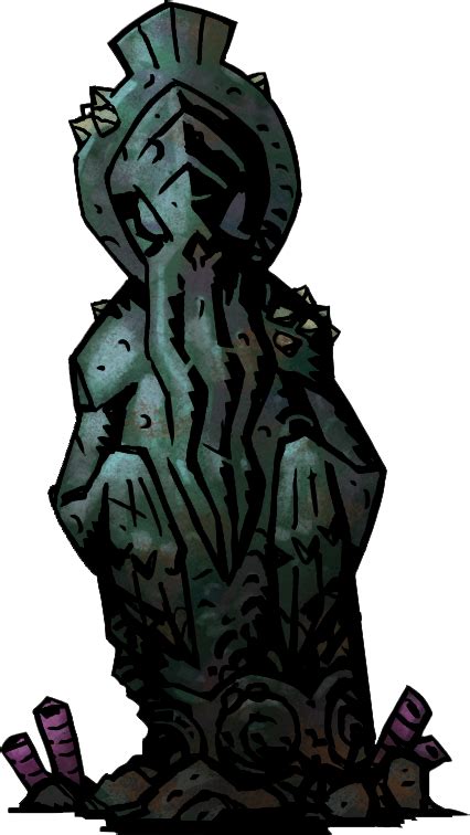 Darkest dungeon fish idol - There's this Cthulhu-esque statue in the Cove that gives debuffs if you interact with it without an item. With holy water , though, you get a buff. What irks me, though, is that the buff lasts only three rounds! Seems a pretty big waste of an item use to me.The only use it would have is if there's a battle right after exiting the room. Is this a bug or is it intended?